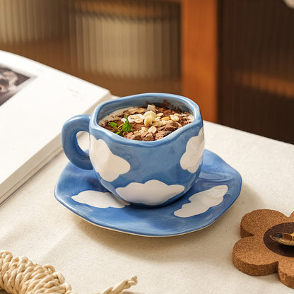 cute cloud mug and saucer