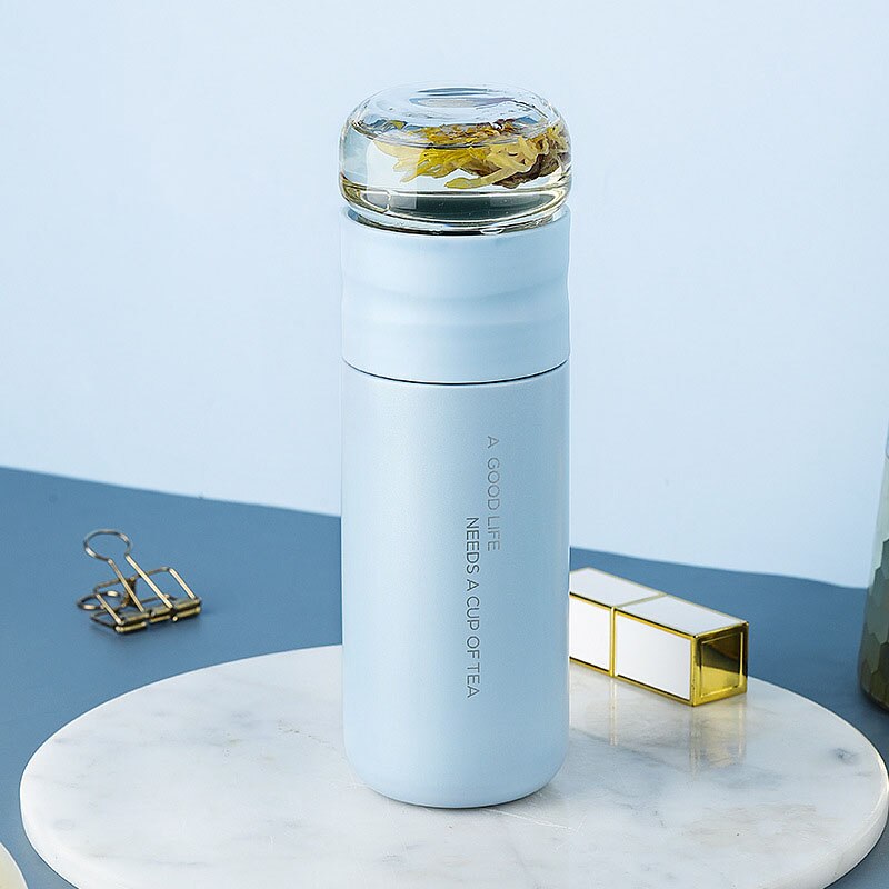 Thermos Flask With Filter Tea Maker