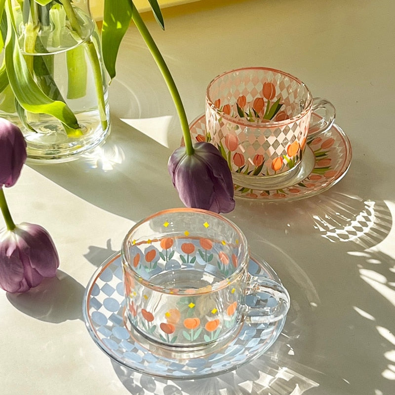 Floral Tea Party Cup & Saucer