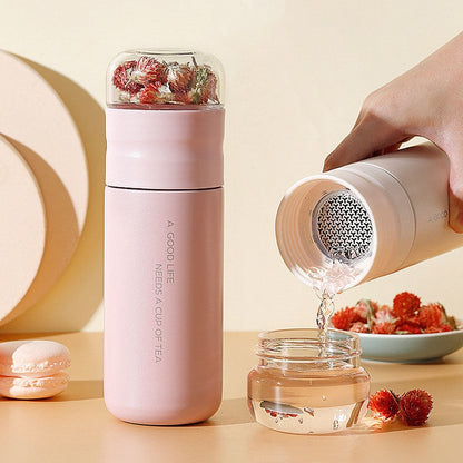 Thermos Flask With Filter Tea Maker