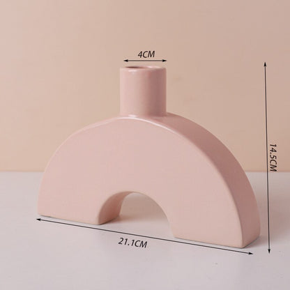 Sweet Pastel Figurine Vase