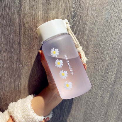 Daisy Flower Water Bottle