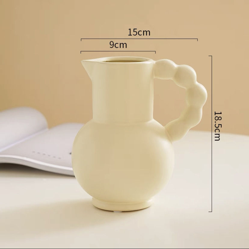 French Cream Bubble Jug