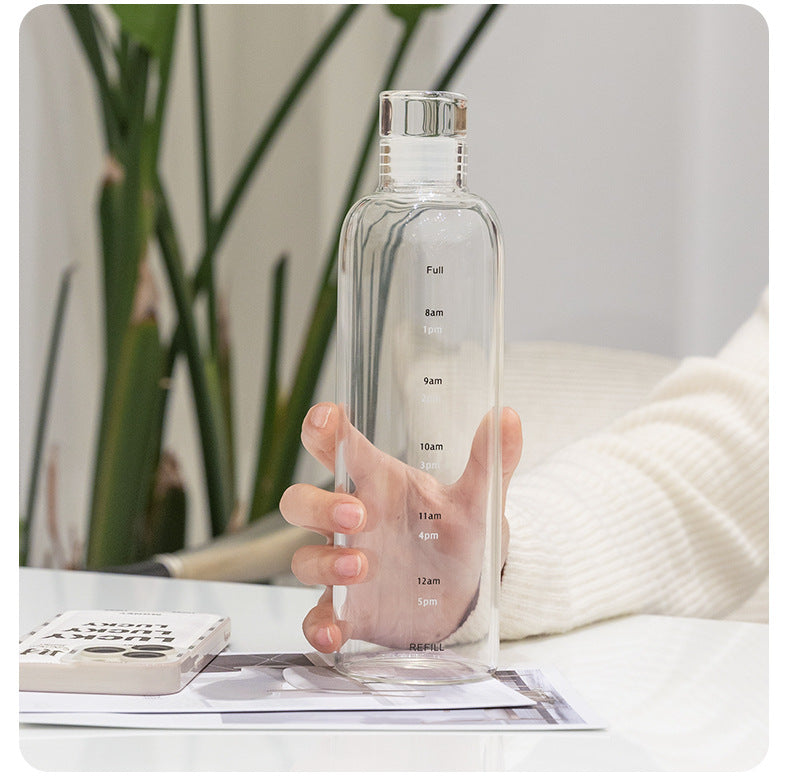 Minimalist Glass Fashion Flask