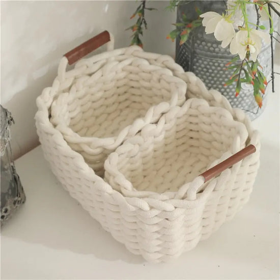 Cute Woven Storage Basket - CreativeFemininity