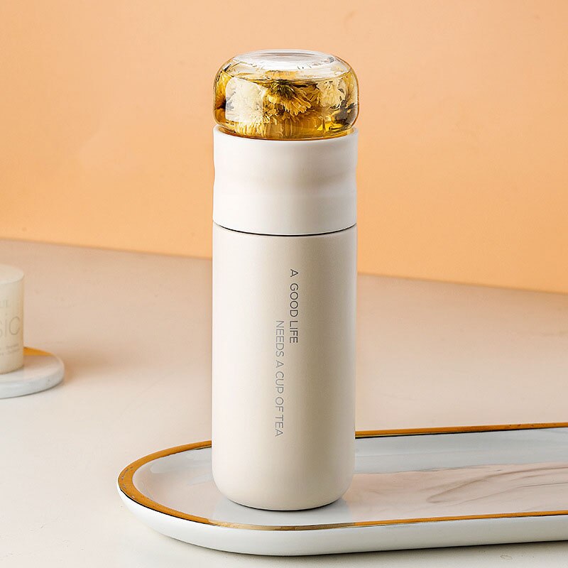 Thermos Flask With Filter Tea Maker