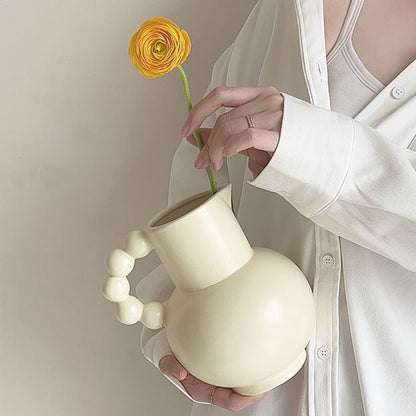 French Cream Bubble Jug