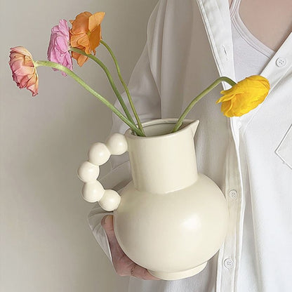 French Cream Bubble Jug